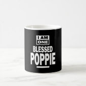 Männer, die ich ein gesegnetes Poppie Fathers Day- Kaffeetasse (Mittel)