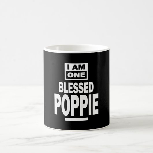 Männer, die ich ein gesegnetes Poppie Fathers Day- Kaffeetasse (Mittel)
