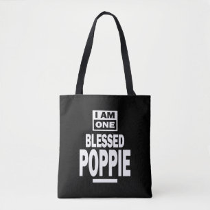 Männer, die ich ein gesegnetes Poppie Fathers Day- Tasche