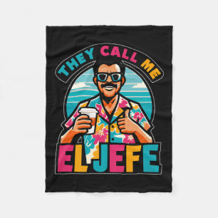 Männer, die ich El Jefe nennen, den Boss in spanis Fleecedecke