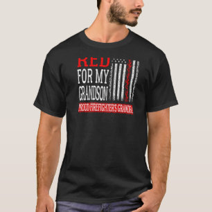Männer, die ich für die Roten für die Feuerwehr me T-Shirt