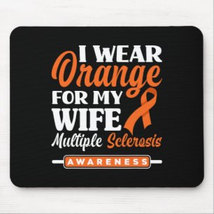 Männer, die ich für meine Ehefrau Orange trage Mul Mousepad