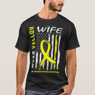 Männer, die ich gelb für meine Ehefrau tragen Endo T-Shirt