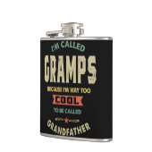 Männer, die ich Gramps Cool Opa-Geschenk nenne Flachmann (Links)