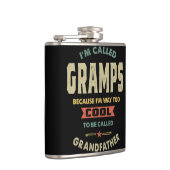 Männer, die ich Gramps Cool Opa-Geschenk nenne Flachmann (Rechts)