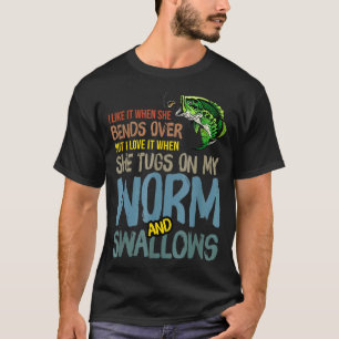 Männer, die ich mag, wenn sie über die Fische von  T-Shirt