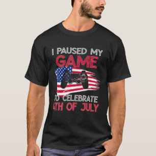 Männer, die ich mein Spiel unterbrochen habe, um T-Shirt