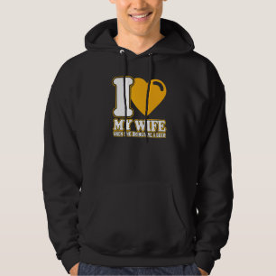 Männer, die ich meine Ehefrau Liebe habe, wenn sie Hoodie