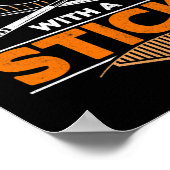 Männer, die ich mit 8 Billardkarten schlagen kann Poster (Ecke)