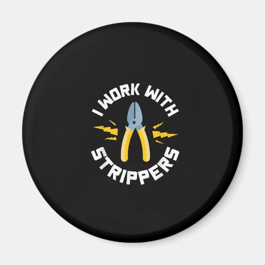 Männer, die ich mit elektrischer Gewerkschaft arbe Magnet (Vorne)