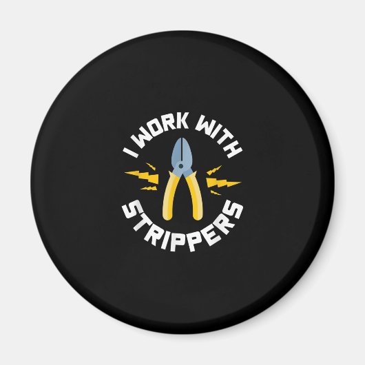 Männer, die ich mit elektrischer Gewerkschaft arbe Magnet (Vorne)