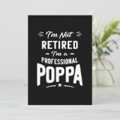 Männer, die ich nicht müde bin, ich bin ein Berufl Dankeskarte (Stehend Vorderseite)