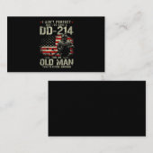 Männer, die ich nicht perfekt kann, ich habe einen visitenkarte (Vorne/Hinten)