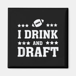 Männer, die ich trinke, und den Entwurf Fantasyfuß Magnet