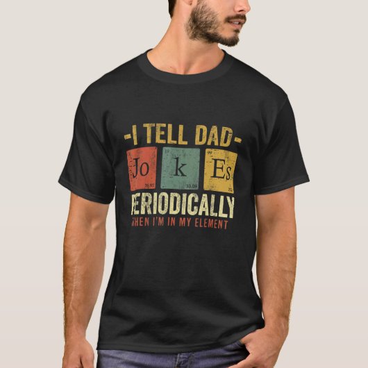 Männer, die ich Vater Witze regelmäßig erzähle, ab T-Shirt (Vorderseite)