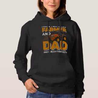 Männer, die ich zwei Titel Bauer und Vater Landwir Hoodie
