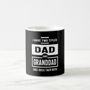 Männer, die ich zwei Titeln Vater und Großvater Ge Kaffeetasse