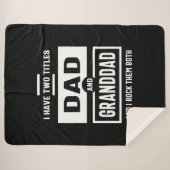 Männer, die ich zwei Titeln Vater und Großvater Ge Sherpadecke (Vorderseite (Horizontal))