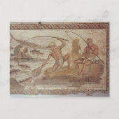 Männer, die im Nil fischen Postkarte (Vorderseite)