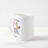 Männer, die in Tattoos und Hufhaar überzogen sind, Kaffeetasse (Vorderseite Links)