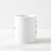 Männer, die in Tattoos und Hufhaar überzogen sind, Kaffeetasse (Mittel)