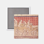 Männer, die Jagdhunde gekümmert haben Magnet (Vorderseite/Rückseite)