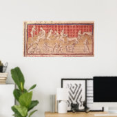 Männer, die Jagdhunde gekümmert haben Poster (Heimbüro)