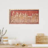 Männer, die Jagdhunde gekümmert haben Poster (Küche)