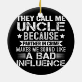 Männer, die mich Onkel nennen, weil Partner in der Keramik Ornament (Hinten)