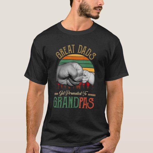 Männer, die nur große Vater sind, werden zu Grandp T-Shirt (Vorderseite)
