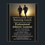 Männer, die rennen, Athletik lernen Werbe-Flyer Flyer<br><div class="desc">Herren,  die laufen,  Athletik lernen Werbe-Flyer durch den Business Card Store.</div>