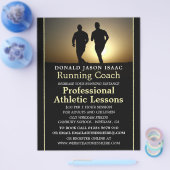 Männer, die rennen, Athletik lernen Werbe-Flyer Flyer (Einzeln)