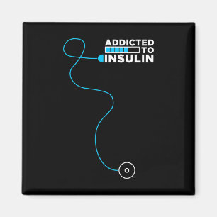 Männer, die sich an Insulin Diabetes anpassen Magnet