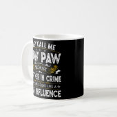 Männer, die sie mich Paw Papa Funny Idea nennen Kaffeetasse (Vorderseite Links)