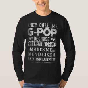 Männer, die sie nennen mich G Pop, weil Partner in T-Shirt