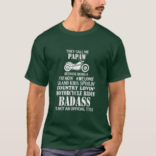 Männer, die sie Papaw Motorrad nennen T-Shirt