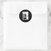 Männer, die sie sagte, ihre mich oder Basketball F Runder Aufkleber (Tasche)