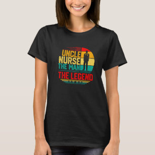 Männer, die Vintag sind, nähren den Mann, den Lege T-Shirt