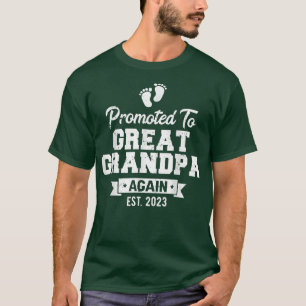 Männer, die wieder nach Großvater 2023 befördert w T-Shirt