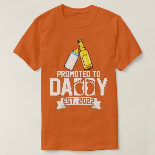 Männer, die zum ersten Mal nach Daddy Est 2022 gew T-Shirt (Design vorne)