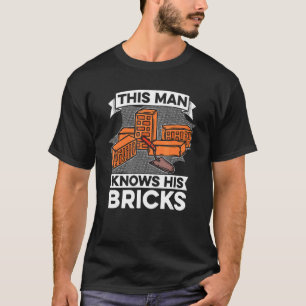 Männer Dieser Mann kennt seine Mauersteine Mauerzi T-Shirt