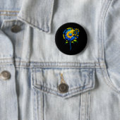 Männer Down Right Down-Syndrom-Bewusstsein Button (Beispiel)