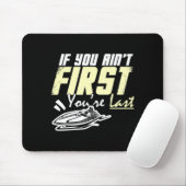 Männer Drag-Boat-Rennen Speedboot Motorboot Drag Mousepad (Mit Mouse)