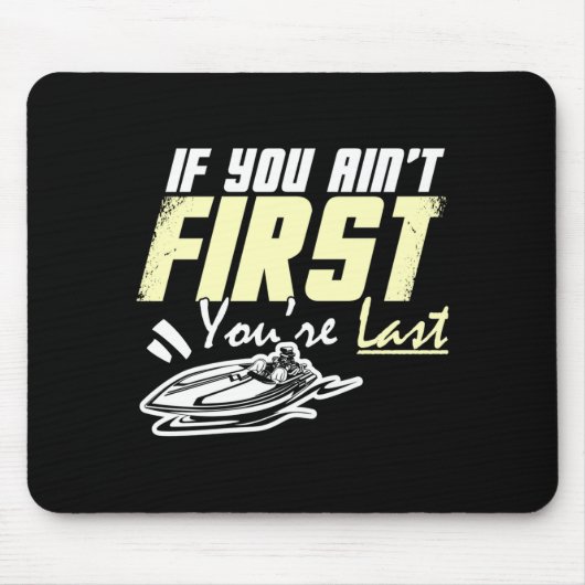 Männer Drag-Boat-Rennen Speedboot Motorboot Drag Mousepad (Vorne)