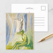 Männer drehen sich zur Sonne | Edvard Munch Postkarte