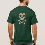Männer Dunkles Basic T-Shirt (Rückseite)