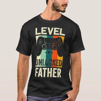 Männer-Ebene unverschlossen Vater wird Vater Gesch T-Shirt