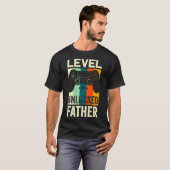Männer-Ebene unverschlossen Vater wird Vater Gesch T-Shirt (Vorne ganz)