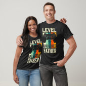Männer-Ebene unverschlossen Vater wird Vater Gesch T-Shirt (Unisex)