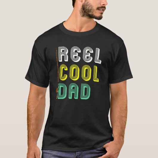 Männer echt cooler Vater Angelköder Fischerei Fisc T-Shirt (Vorderseite)